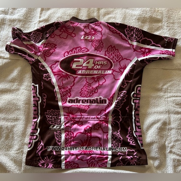 Pink and Brown Cycling Jersey - Picture 4 of 6